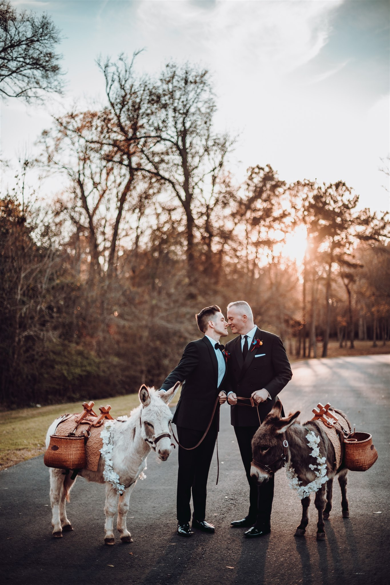 Couple at Conroe Wedding